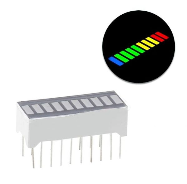 LED Bar module 10 segmenten BGYR 02